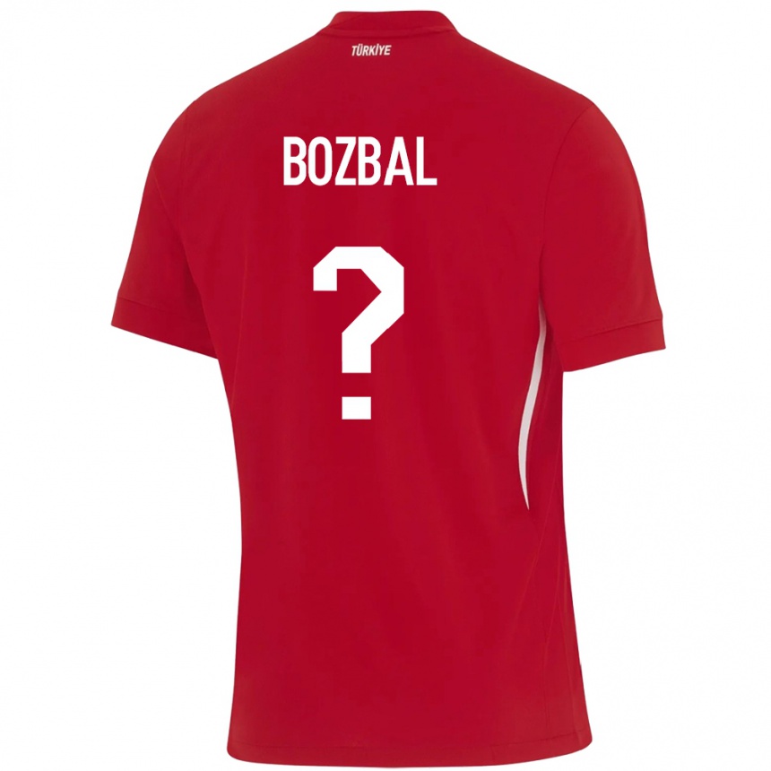 Kids Football Turkey Birsen Bozbal #0 Red Away Jersey 24-26 T-Shirt