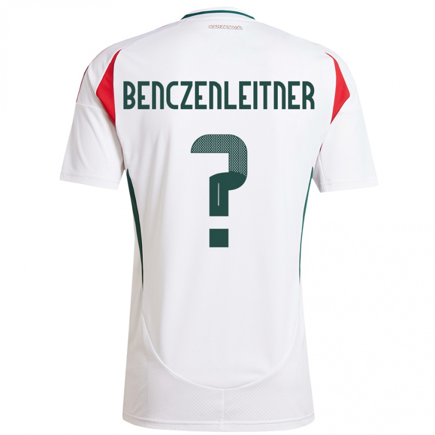 Kids Football Hungary Barna Benczenleitner #0 White Away Jersey 24-26 T-Shirt