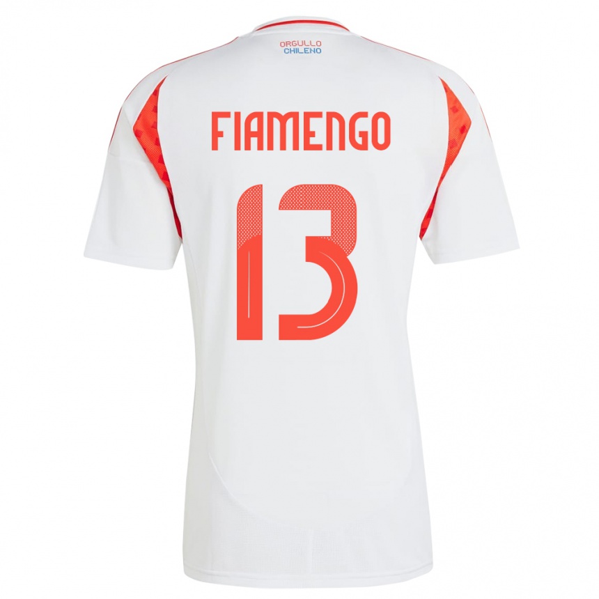 Kids Football Chile Darko Fiamengo #13 White Away Jersey 24-26 T-Shirt