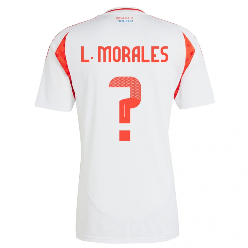 Kids Football Chile Lauryn Morales #0 White Away Jersey 24-26 T-Shirt