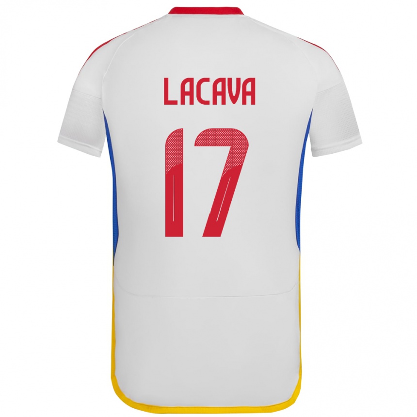 Kids Football Venezuela Matías Lacava #17 White Away Jersey 24-26 T-Shirt