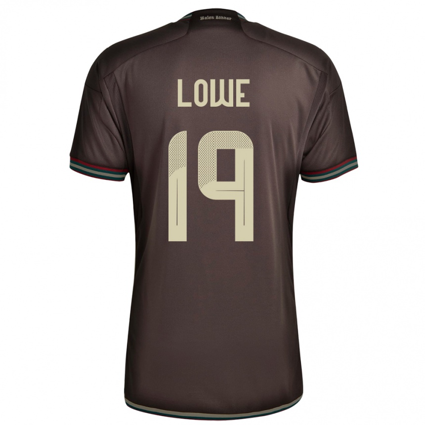 Kids Football Jamaica Jamal Lowe #19 Night Brown Away Jersey 24-26 T-Shirt