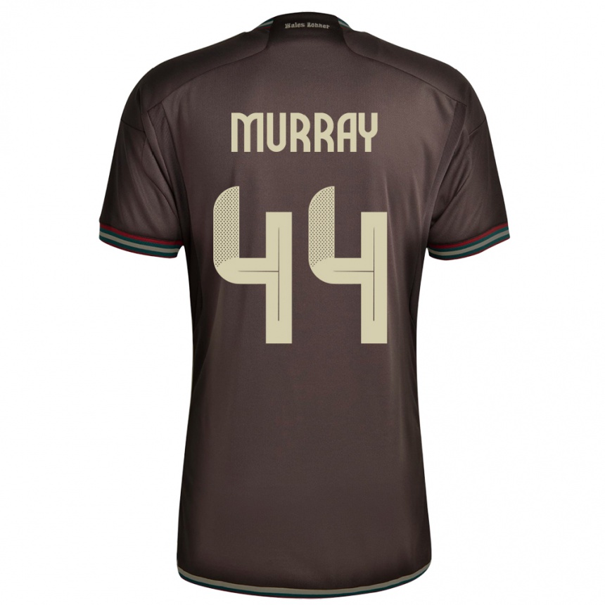 Kids Football Jamaica Satara Murray #44 Night Brown Away Jersey 24-26 T-Shirt