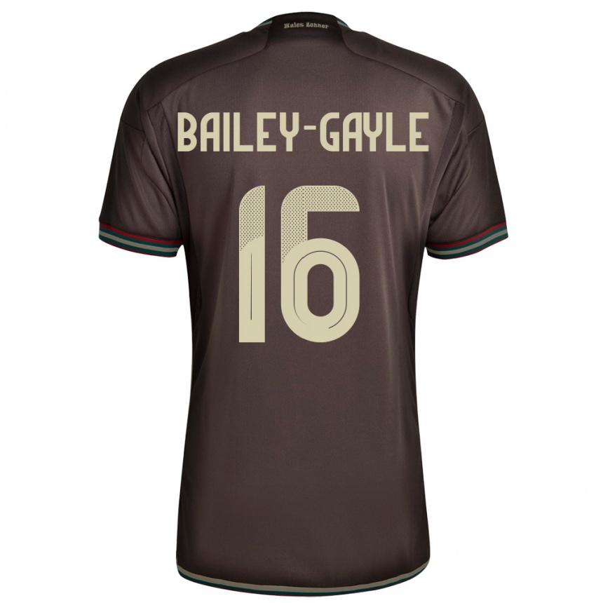 Kids Football Jamaica Paige Bailey-Gayle #16 Night Brown Away Jersey 24-26 T-Shirt