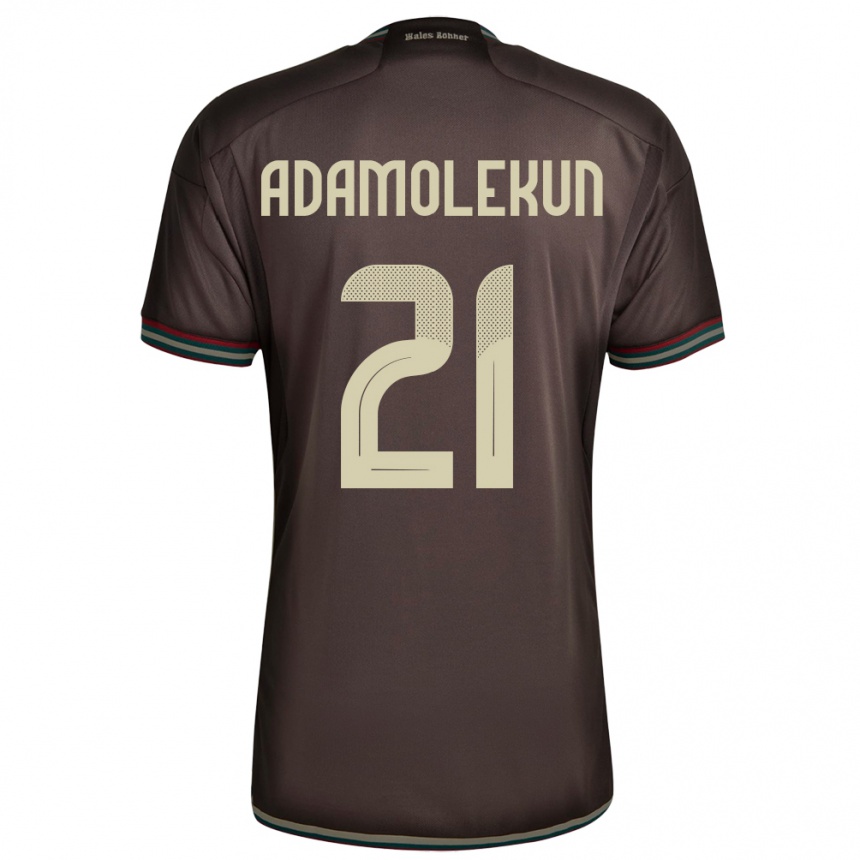 Kids Football Jamaica Olufolasade Adamolekun #21 Night Brown Away Jersey 24-26 T-Shirt