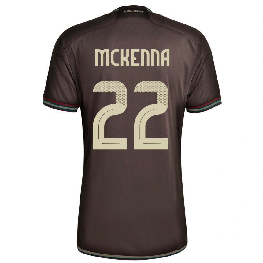 Kids Football Jamaica Kayla Mckenna #22 Night Brown Away Jersey 24-26 T-Shirt