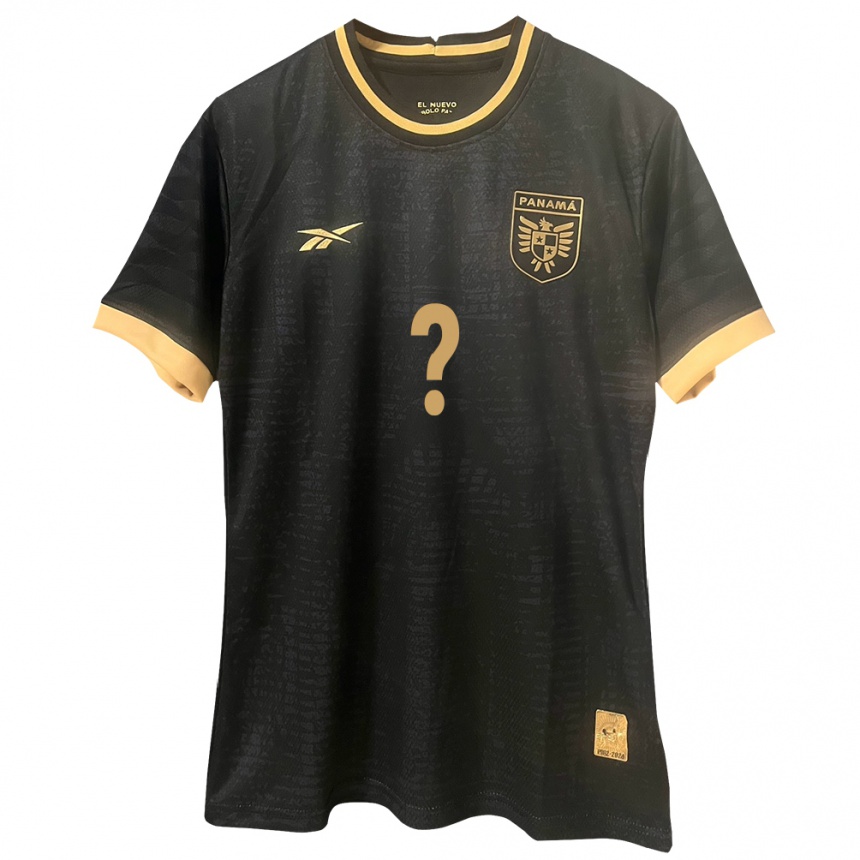 Kids Football Panama Óscar Peñalba #0 Black Away Jersey 24-26 T-Shirt