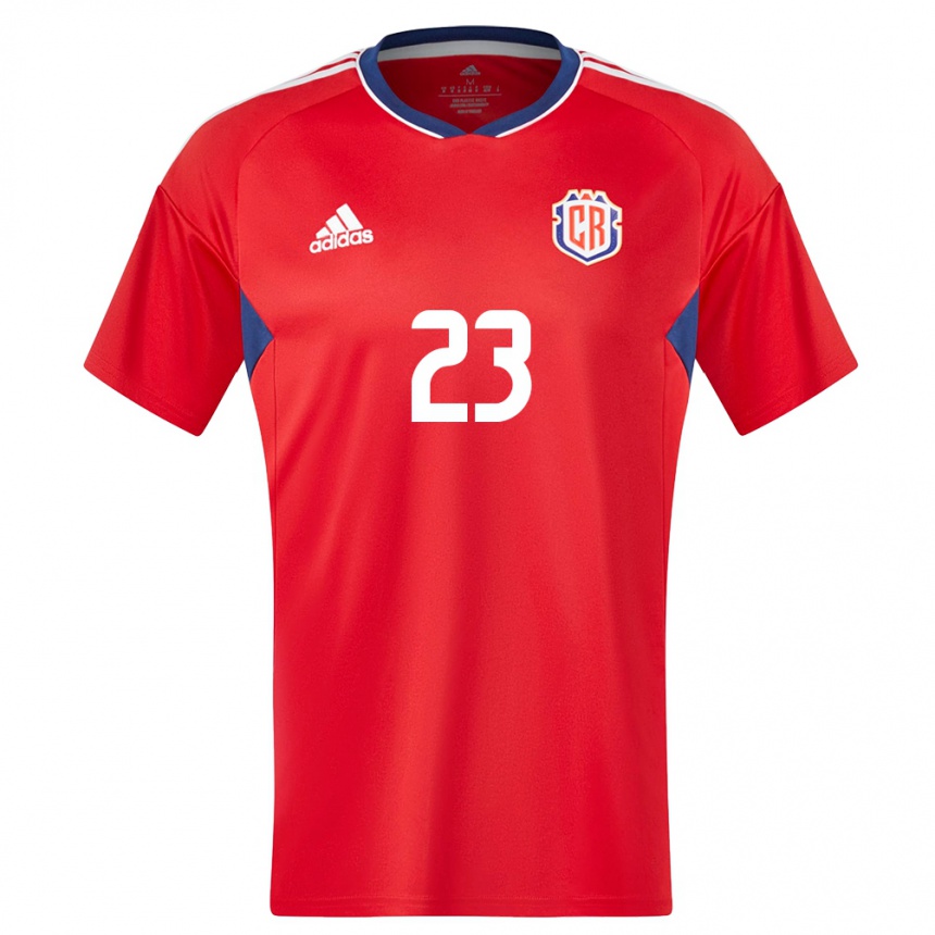 Men Football Costa Rica Daniela Solera #23 Red Home Jersey 24-26 T-Shirt