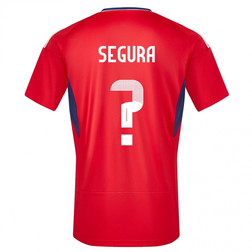 Men Football Costa Rica Oscar Segura #0 Red Home Jersey 24-26 T-Shirt