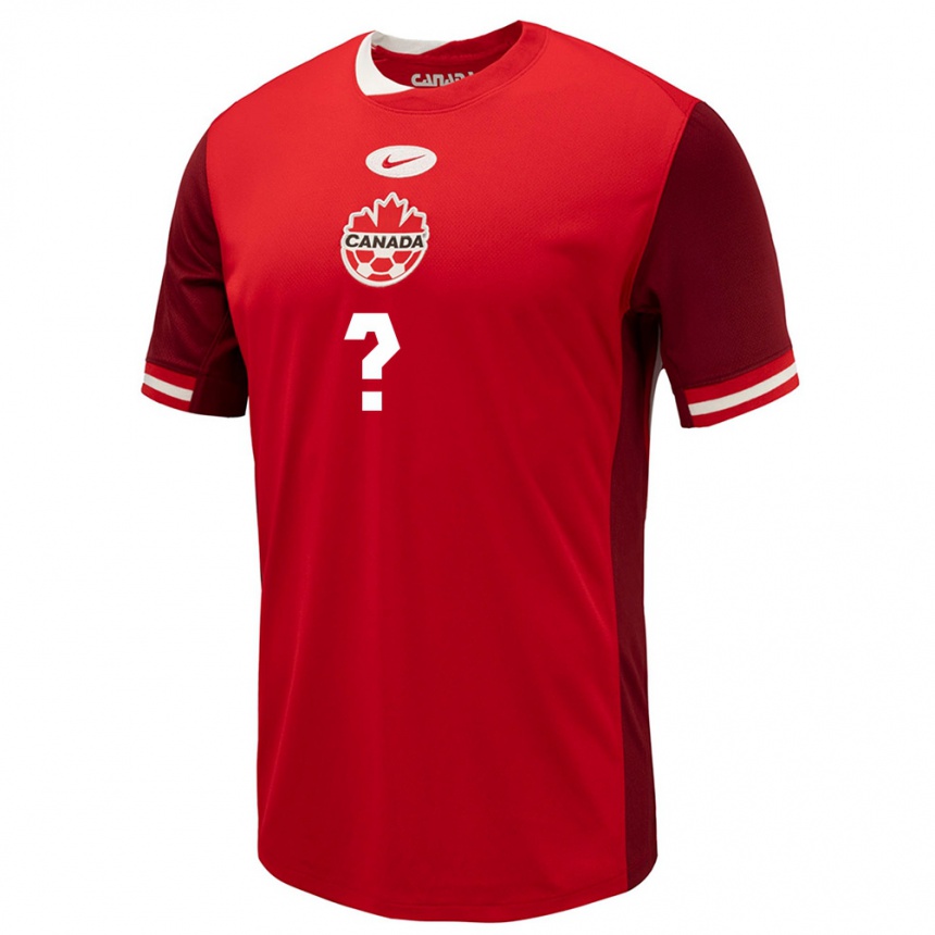 Men Football Canada Mataeo Bunbury #0 Red Home Jersey 24-26 T-Shirt