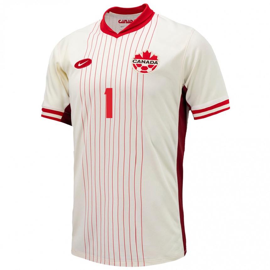 Men Football Canada Dayne St Clair #1 White Away Jersey 24-26 T-Shirt