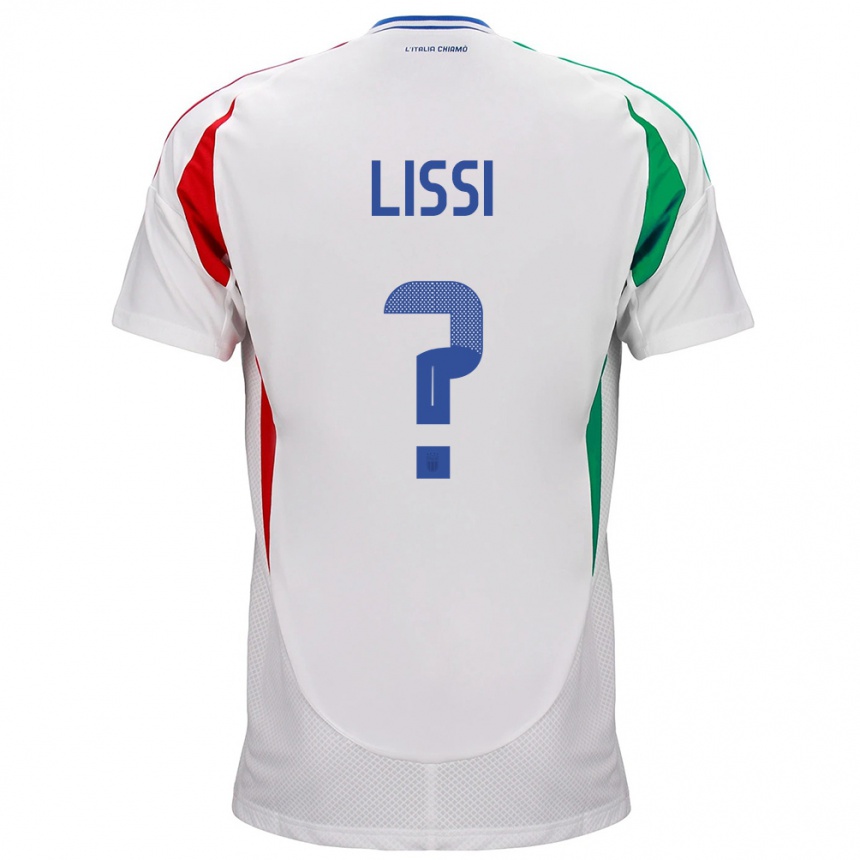 Men Football Italy Thomas Lissi #0 White Away Jersey 24-26 T-Shirt