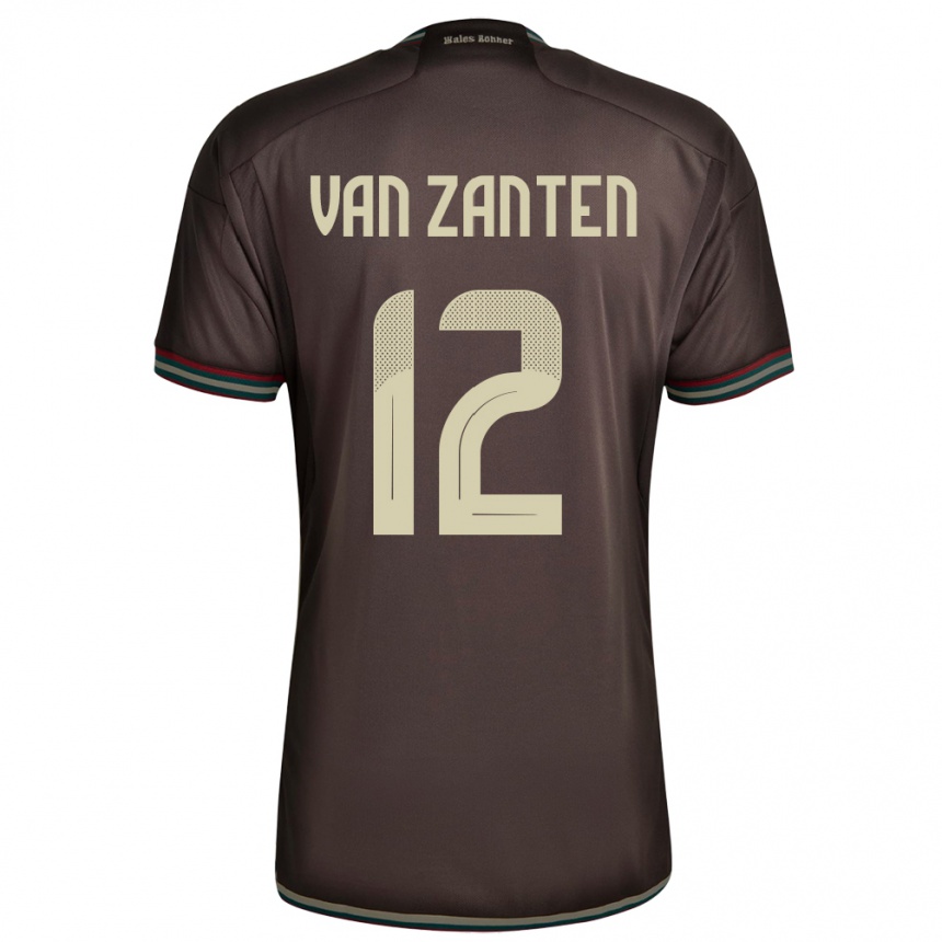 Men Football Jamaica Kiki Van Zanten #12 Night Brown Away Jersey 24-26 T-Shirt