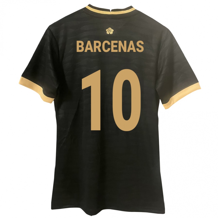 Men Football Panama Yoel Bárcenas #10 Black Away Jersey 24-26 T-Shirt