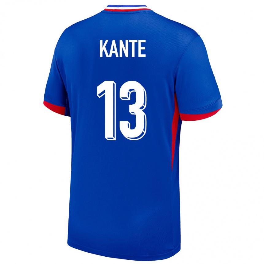 Women Football France N Golo Kante #13 Blue Home Jersey 24-26 T-Shirt