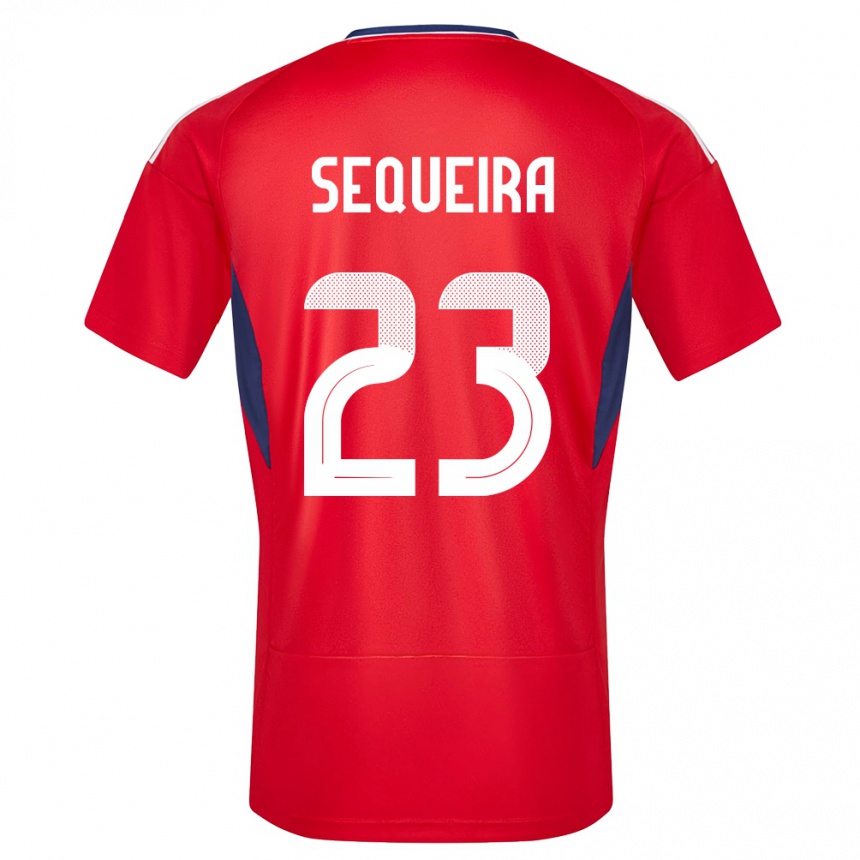 Women Football Costa Rica Patrick Sequeira #23 Red Home Jersey 24-26 T-Shirt