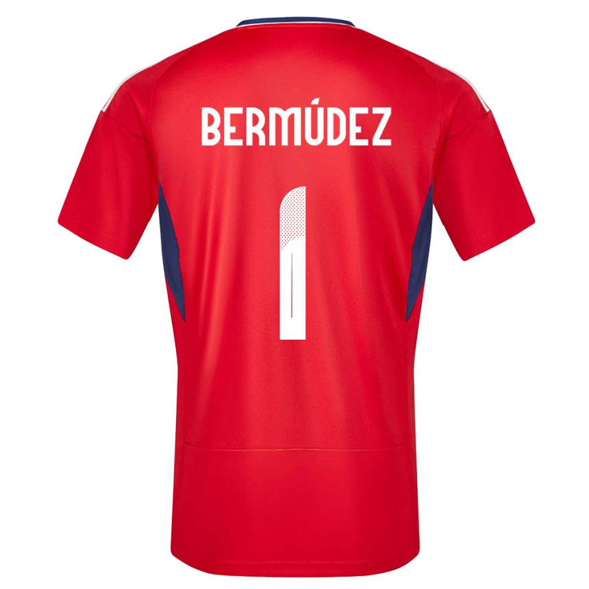 Women Football Costa Rica Noelia Bermudez #1 Red Home Jersey 24-26 T-Shirt