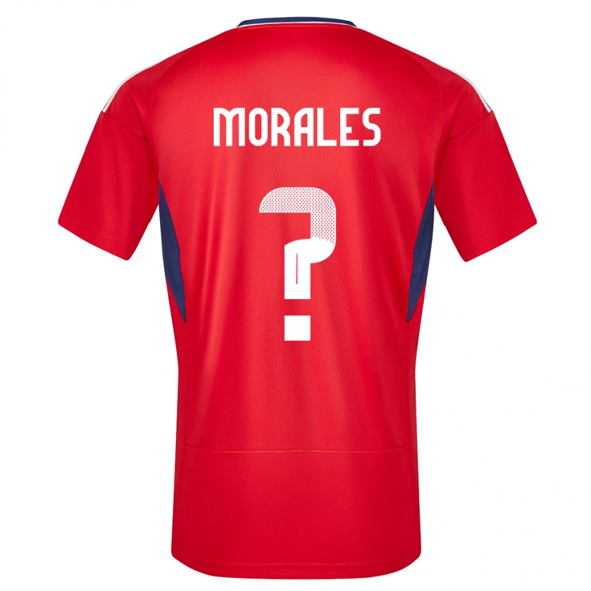 Women Football Costa Rica Bryan Morales #0 Red Home Jersey 24-26 T-Shirt