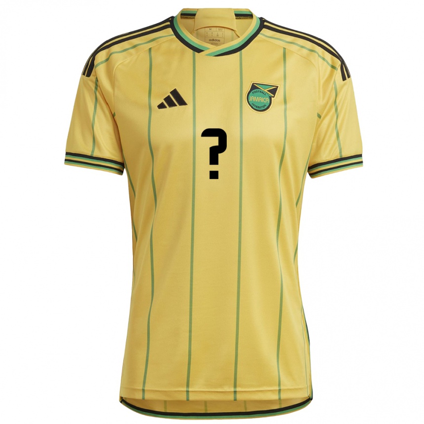 Women Football Jamaica Dannique Wilson #0 Yellow Home Jersey 24-26 T-Shirt