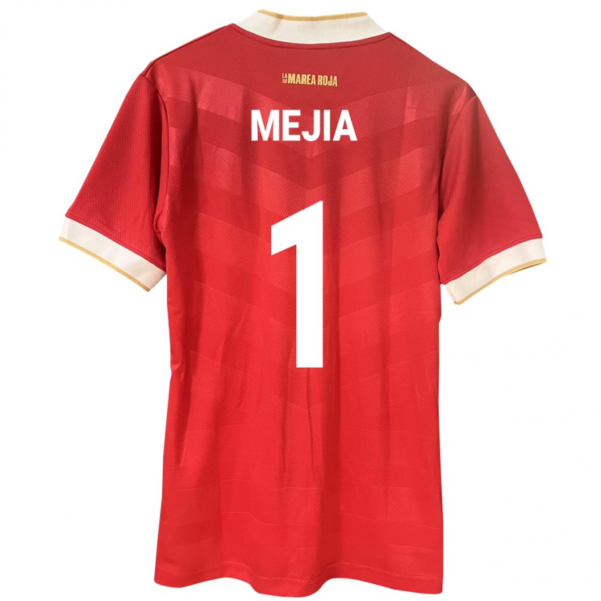 Women Football Panama Luis Mejía #1 Red Home Jersey 24-26 T-Shirt