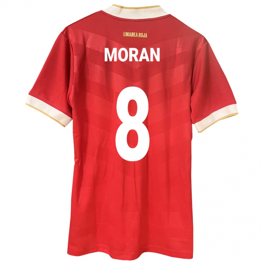 Women Football Panama Martín Morán #8 Red Home Jersey 24-26 T-Shirt