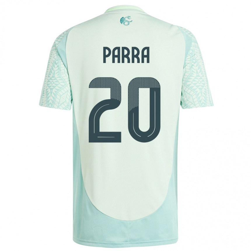 Women Football Mexico Rodrigo Parra #20 Linen Green Away Jersey 24-26 T-Shirt