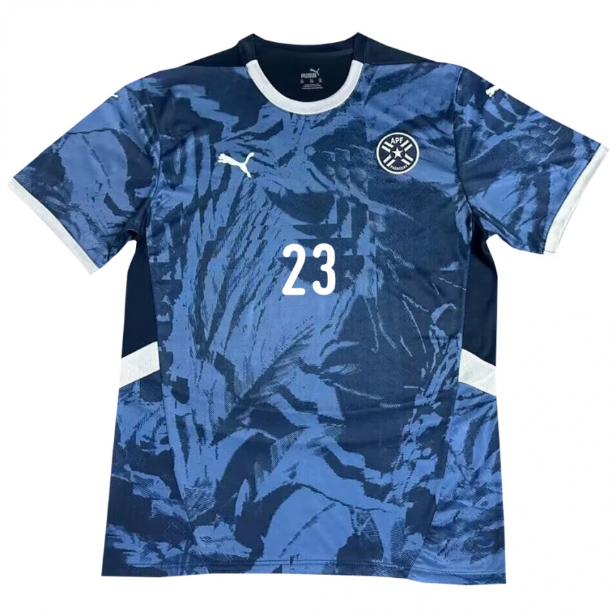 Women Football Paraguay Luis Rolón #23 Blue Away Jersey 24-26 T-Shirt
