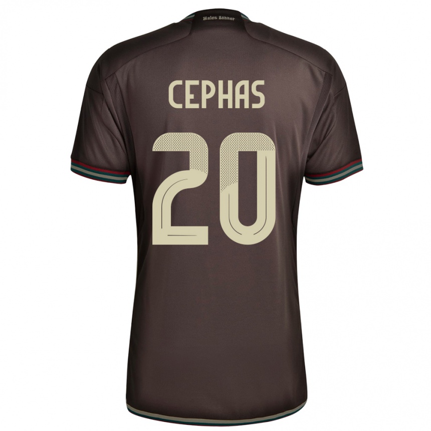 Women Football Jamaica Renaldo Cephas #20 Night Brown Away Jersey 24-26 T-Shirt