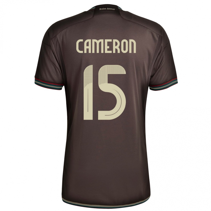 Women Football Jamaica Tiffany Cameron #15 Night Brown Away Jersey 24-26 T-Shirt