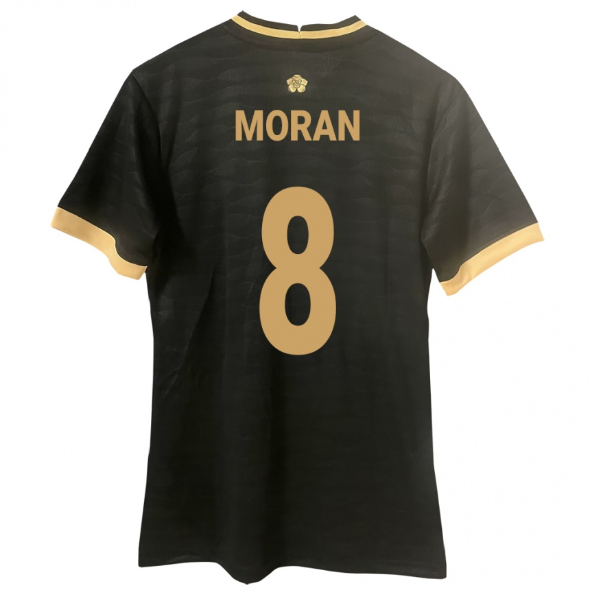 Women Football Panama Martín Morán #8 Black Away Jersey 24-26 T-Shirt