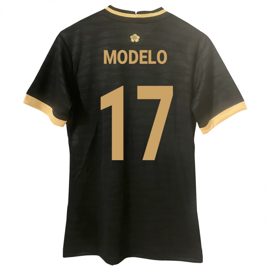 Women Football Panama Aimar Modelo #17 Black Away Jersey 24-26 T-Shirt