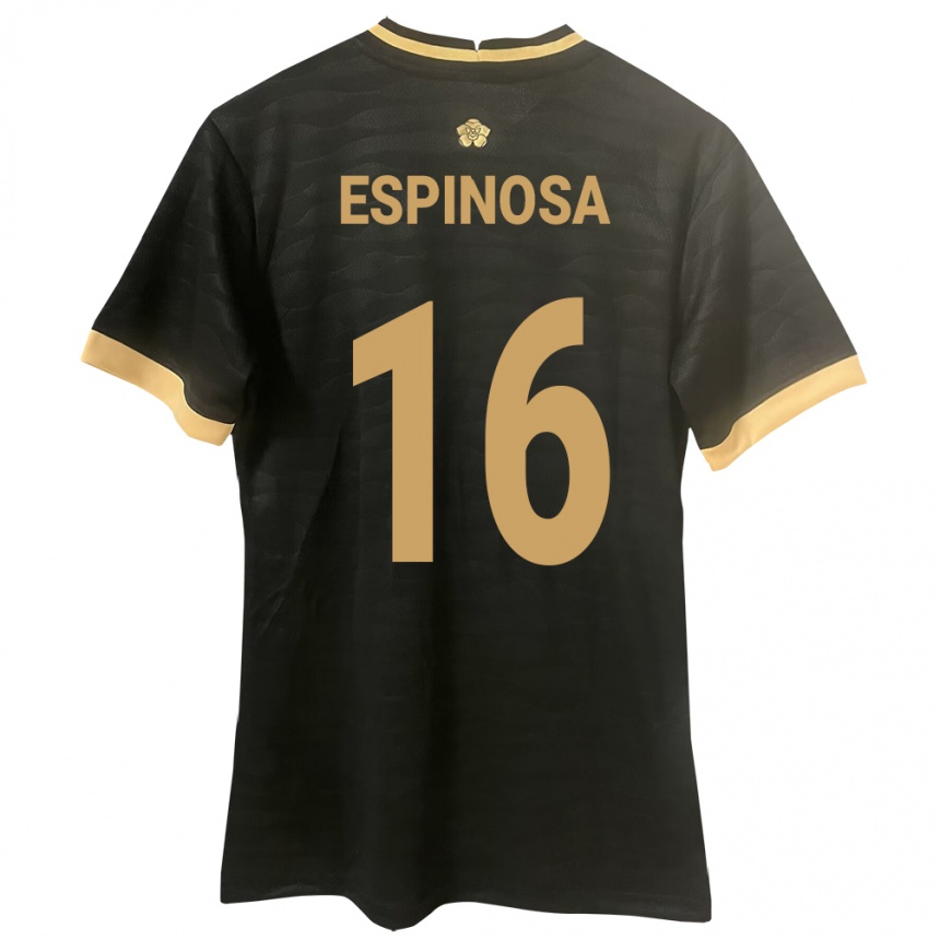 Women Football Panama Rebeca Espinosa #16 Black Away Jersey 24-26 T-Shirt