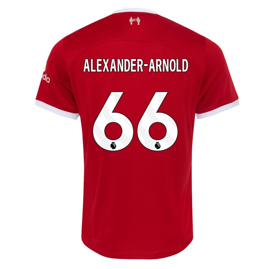 Kids  Trent Alexander-Arnold #66 Red Home Jersey 2023/24 T-Shirt