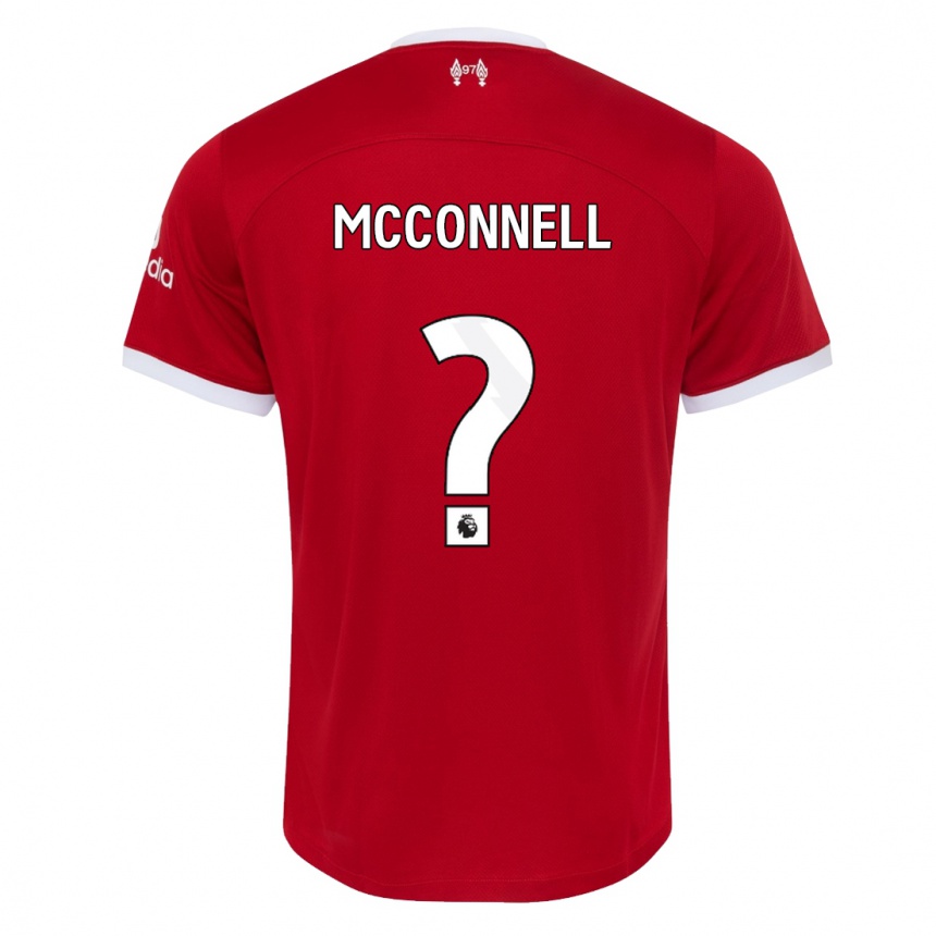 Kids  James Mcconnell #0 Red Home Jersey 2023/24 T-Shirt