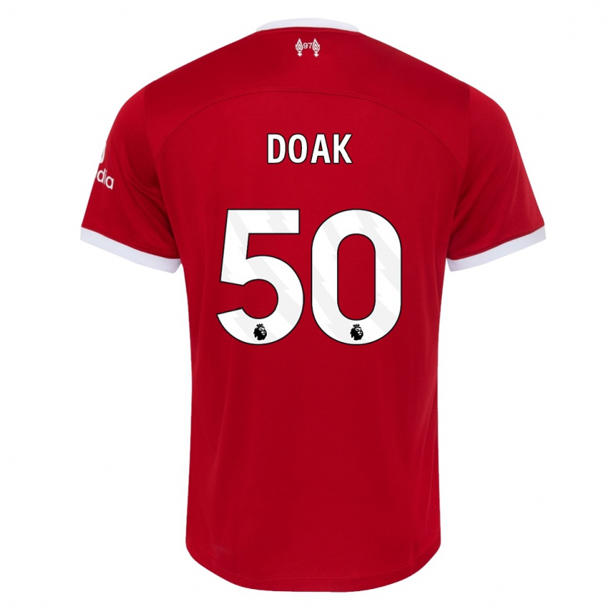 Kids  Ben Doak #50 Red Home Jersey 2023/24 T-Shirt