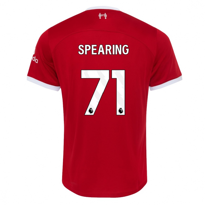 Kids  Jay Spearing #71 Red Home Jersey 2023/24 T-Shirt