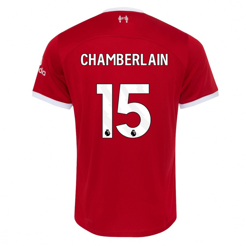 Kids  Alex Oxlade Chamberlain #15 Red Home Jersey 2023/24 T-Shirt