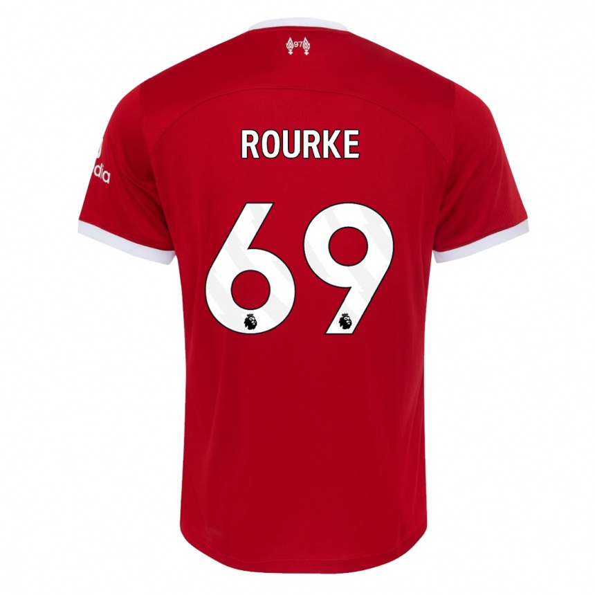 Kids  Fidel O'rourke #69 Red Home Jersey 2023/24 T-Shirt
