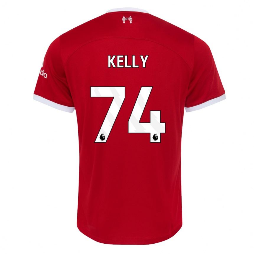 Kids  Oscar Kelly #74 Red Home Jersey 2023/24 T-Shirt