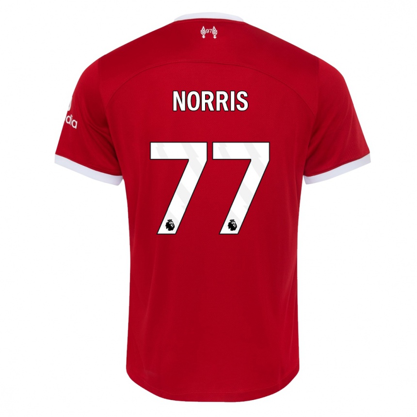 Kids  James Norris #77 Red Home Jersey 2023/24 T-Shirt