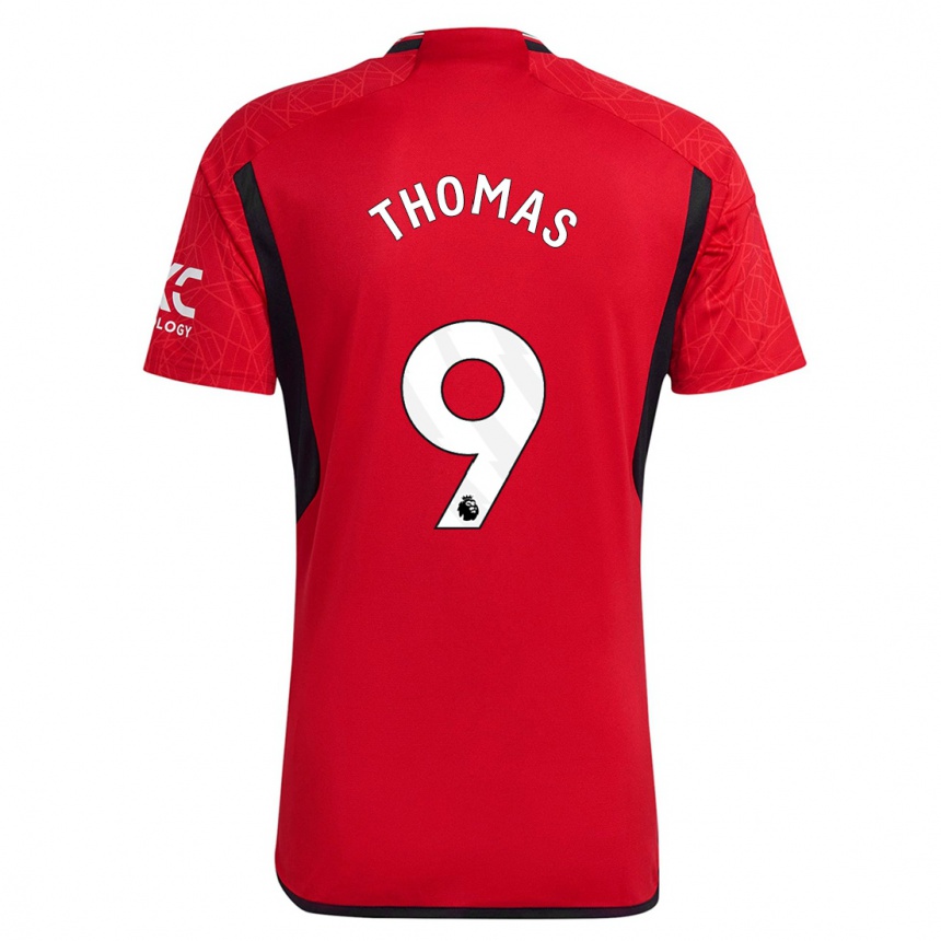 Kids  Martha Thomas #9 Red Home Jersey 2023/24 T-Shirt