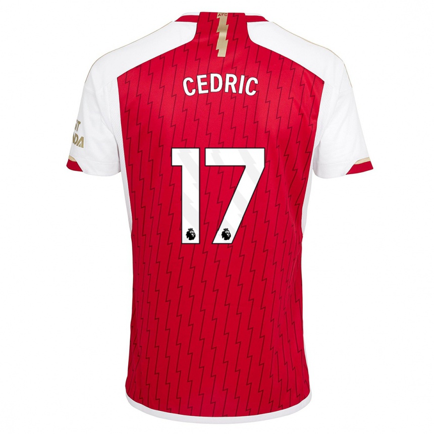 Kids  Cedric Soares #17 Red Home Jersey 2023/24 T-Shirt