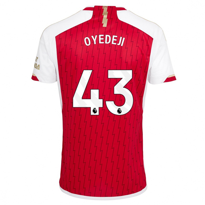 Kids  Nathan Butler Oyedeji #43 Red Home Jersey 2023/24 T-Shirt