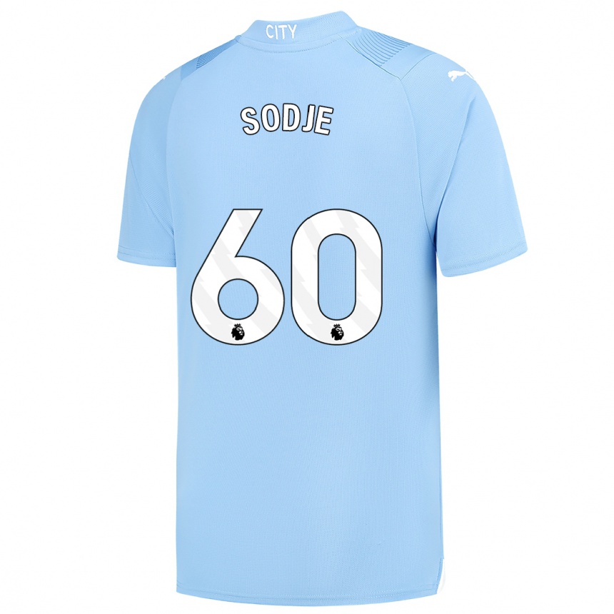 Kids  Tai Sodje #60 Light Blue Home Jersey 2023/24 T-Shirt