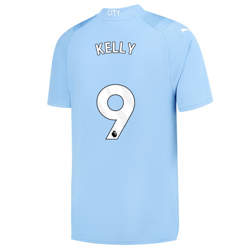 Kids  Chloe Kelly #9 Light Blue Home Jersey 2023/24 T-Shirt