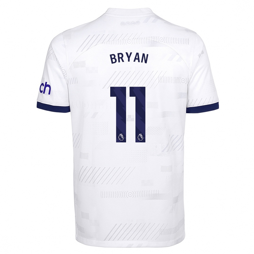 Kids  Bryan Gil #11 White Home Jersey 2023/24 T-Shirt