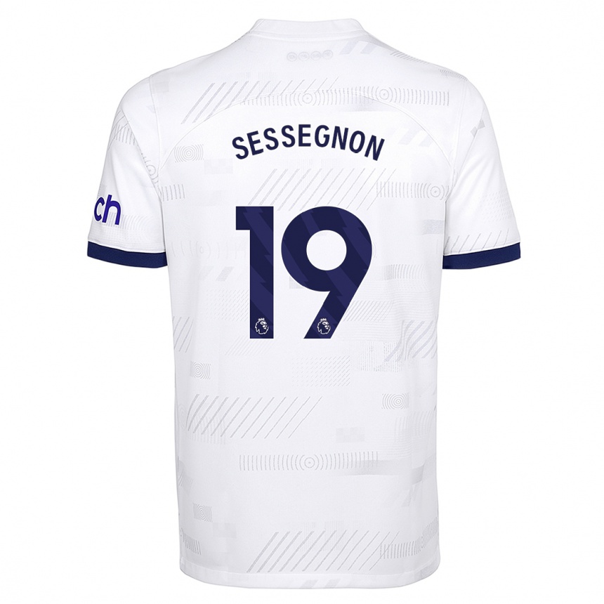 Kids  Ryan Sessegnon #19 White Home Jersey 2023/24 T-Shirt