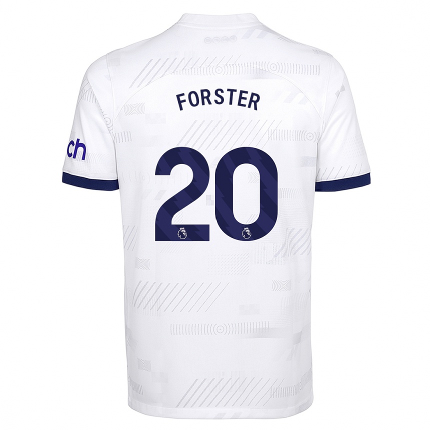 Kids  Fraser Forster #20 White Home Jersey 2023/24 T-Shirt