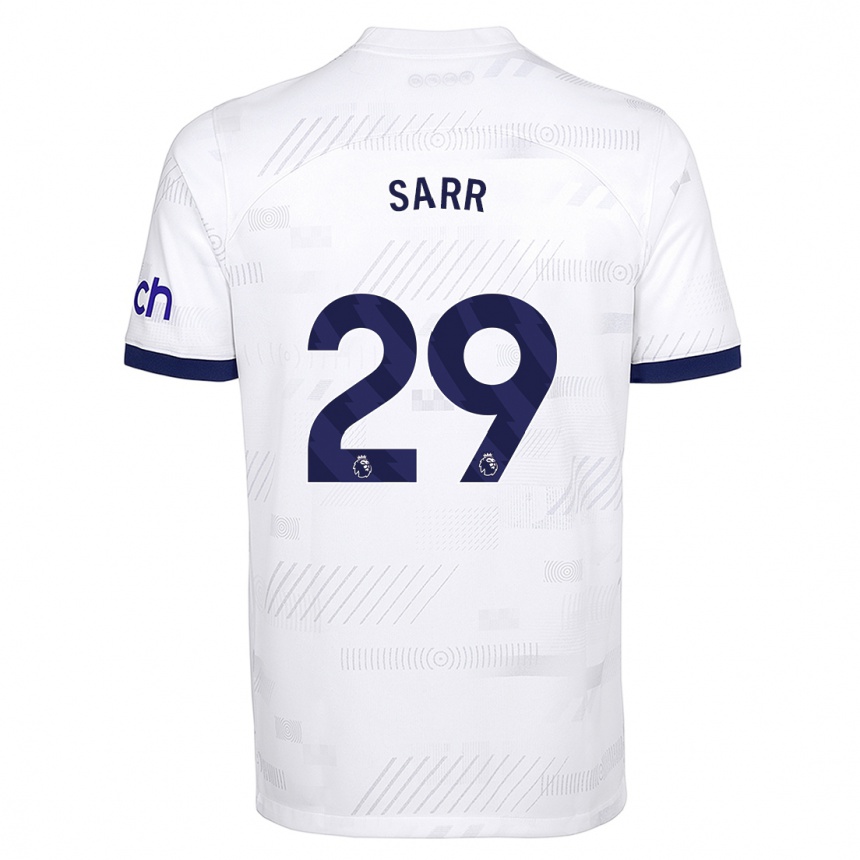 Kids  Pape Matar Sarr #29 White Home Jersey 2023/24 T-Shirt