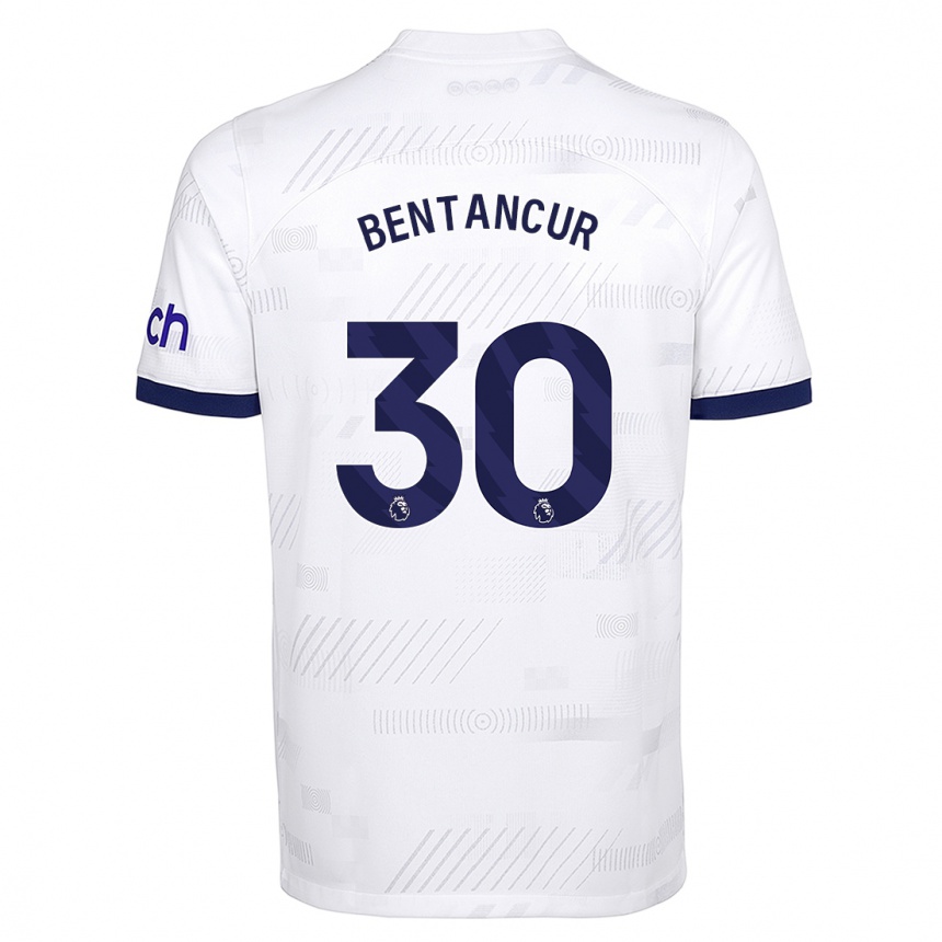 Kids  Rodrigo Bentancur #30 White Home Jersey 2023/24 T-Shirt